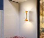 Applique murale d'intérieur et d'extérieur blanc