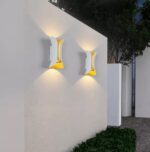 Applique murale d'intérieur et d'extérieur blanc – Image 2