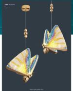 Suspension PAPILLON en couleur – Image 2