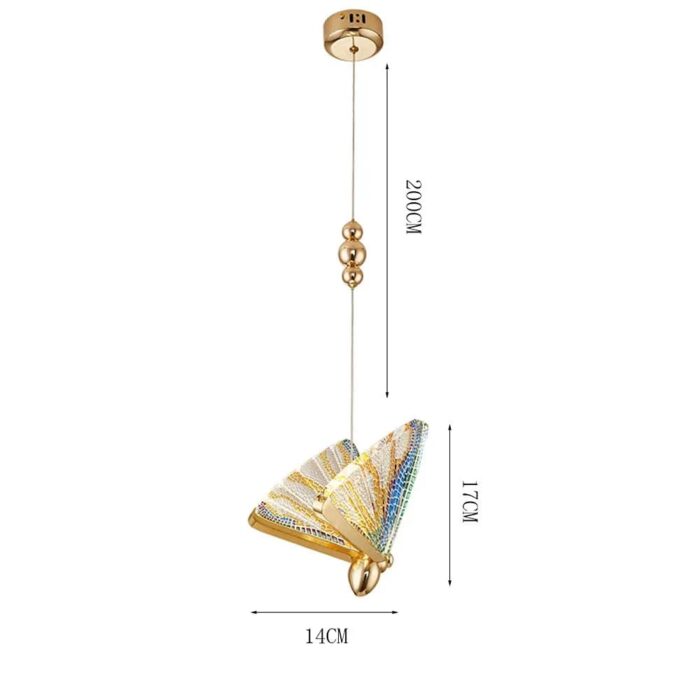 Suspension PAPILLON en couleur – Image 7
