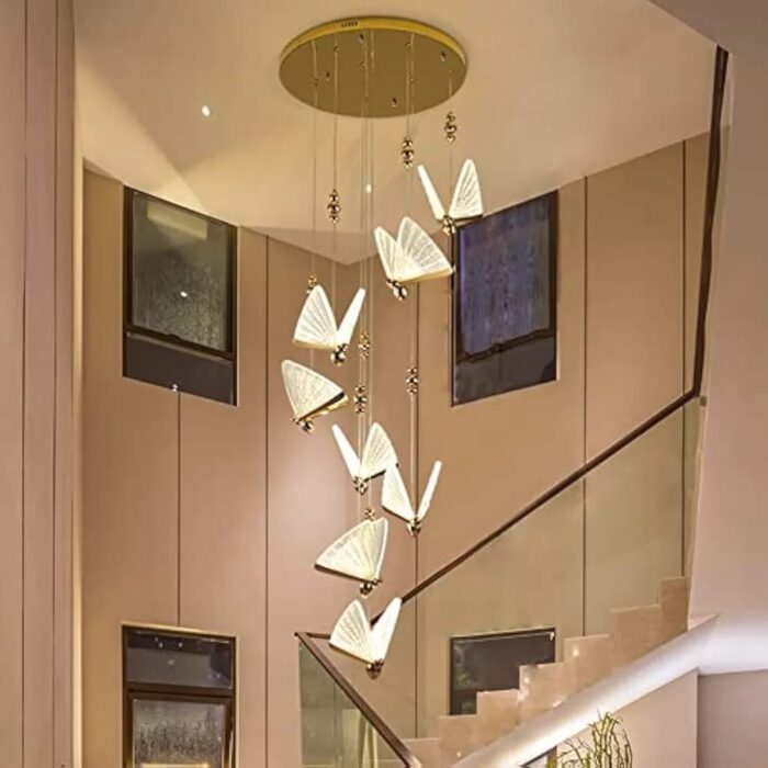 suspension PAPILLON blanc – Image 6
