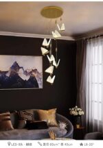 suspension PAPILLON blanc – Image 7