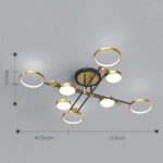 Plafonnier REVDA 8 Led GD – Image 8