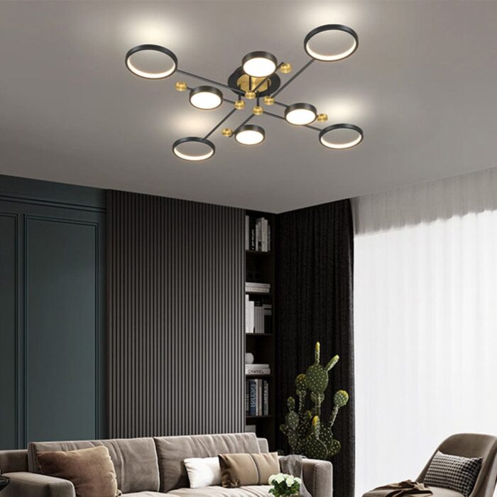 Plafonnier REVDA 8 Led BK – Image 6