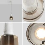 Suspension Glass en marbre naturel et verre champagne - Image 8