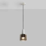 Suspension Glass en marbre naturel et verre champagne - Image 9