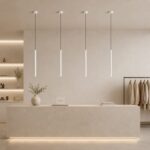 Suspension Slim cylindrique à Led intégrée – Image 3