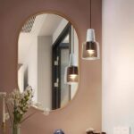 Suspension Glass en marbre naturel et verre champagne - Image 3