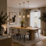 Pack de 3 suspensions design en verre champagne - Image 3