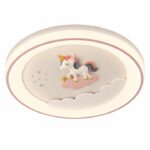Plafonnier Décoratif Licorne pour Chambre Enfant Fille – Image 2
