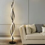 Lampadaire Infinix moderne en noir à led