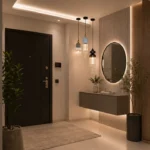 Pack de 3 suspensions Totem en verre ficelé – Image 2